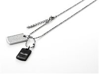 Collier 4US: Cesare Paciotti Homme in Acier 4UCL0776